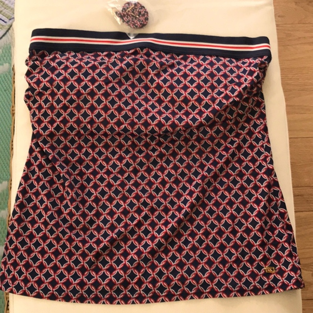 Tommy Hilfiger Swimsuit Tankini Top Sz Med🔆🛳✈️😎